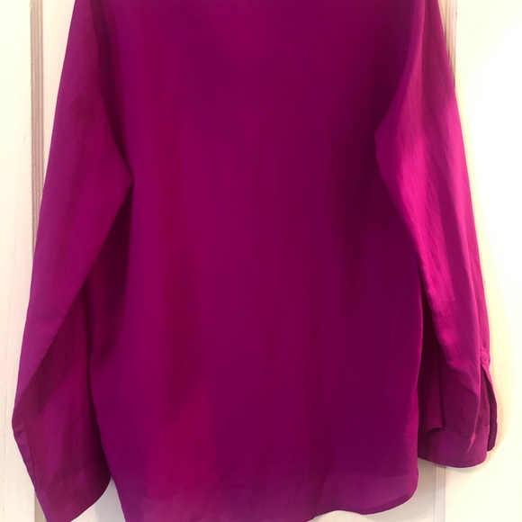 Flowy magenta blouse - Picture 2 of 3